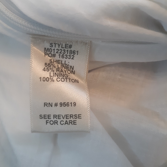 John paul richard linen blend skirt sz 8 *5 - Picture 4 of 6